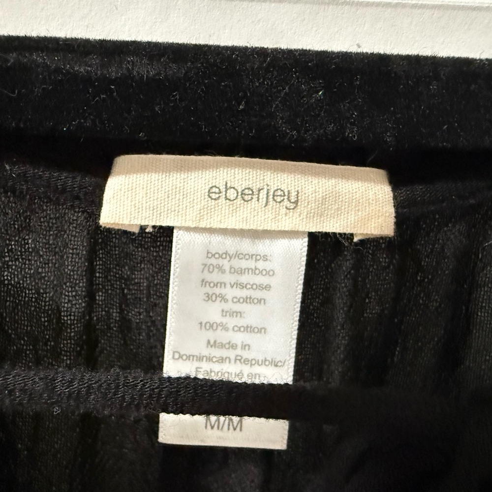 Eberjey - Boho Black Gauze Mini Dress - Picture 5 of 5